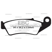 Placute de frana spate EBC FA185TT