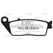 Placute de frana fata EBC FA196V