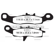 Placute de frana fata EBC FA258R