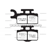 Placute de frana fata EBC FA302R