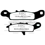 Placute de frana fata EBC FA342R