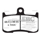 Placute de frana fata EBC FA347HH