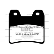 Placute de frana spate EBC FA348