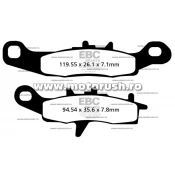Placute de frana fata EBC FA349R