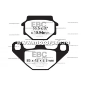 Placute de frana spate EBC FA372TT