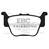 Placute de frana fata EBC FA373R