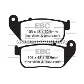 Placute de frana fata EBC FA381V