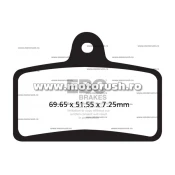 Placute de frana fata EBC FA399
