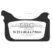 Placute de frana fata EBC MXS405