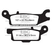 Placute de frana fata EBC FA445TT