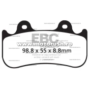 Placute de frana fata EBC FA455HH