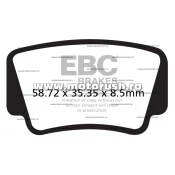 Placute de frana fata EBC FA463R