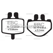Placute de frana fata EBC FA485TT