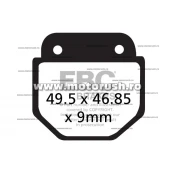 Placute de frana fata EBC FA486