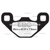 Placute de frana fata EBC FA489R