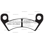 Placute de frana fata EBC FA610R