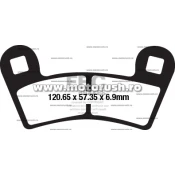 Placute de frana fata EBC FA657TT