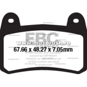 Placute de frana fata EBC FA658