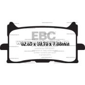 Placute de frana fata EBC FA679HH