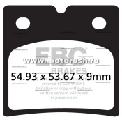 Placute de frana fata EBC FA696V