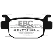 Placute de frana fata EBC FA698