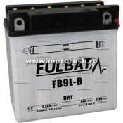 Baterie cu intretinere FULBAT YB9L-B (se livreaza cu electrolit inclus)