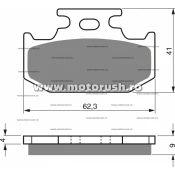 Placute de frana fata GOLDFREN 001 S3