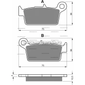 Placute de frana fata GOLDFREN 003 S33 OFF-ROAD Spate