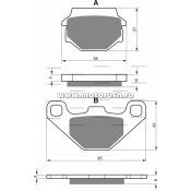 Placute de frana fata GOLDFREN 005 S3