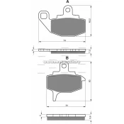 Placute de frana spate GOLDFREN 035 AD OFF-ROAD fata