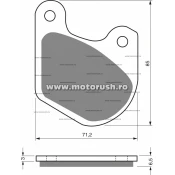 Placute de frana fata GOLDFREN 062 S3 (1 stanga + 1 dreapta)