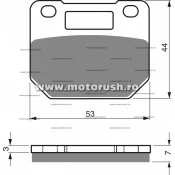 Placute de frana spate GOLDFREN 074 AD OFF-ROAD fata