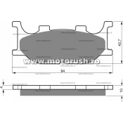 Placute de frana fata GOLDFREN 099 S3