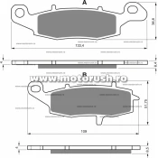 Placute de frana fata GOLDFREN 104 S3