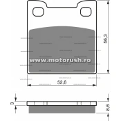 Placute de frana fata GOLDFREN 129 S3