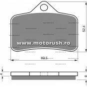 Placute de frana fata GOLDFREN 139 S3