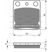 Placute de frana fata GOLDFREN 144 S3