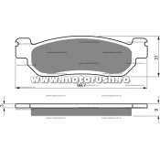 Placute de frana fata GOLDFREN 146 S3