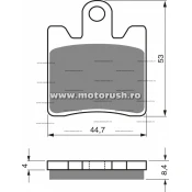 Placute de frana fata GOLDFREN 147 S33 STREET fata