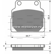 Placute de frana fata GOLDFREN 149 S3