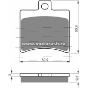 Placute de frana fata GOLDFREN 150 S3