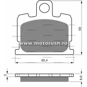 Placute de frana fata GOLDFREN 151 S3