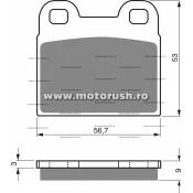 Placute de frana fata GOLDFREN 166 S3