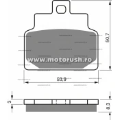 Placute de frana fata GOLDFREN 170 S3