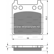 Placute de frana fata GOLDFREN 171 S3