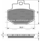 Placute de frana fata GOLDFREN 186 S3