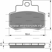 Placute de frana spate GOLDFREN 192 S3