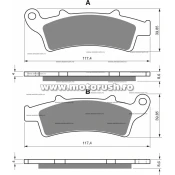 Placute de frana spate GOLDFREN 193 AD OFF-ROAD fata