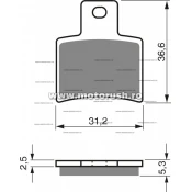 Placute de frana fata GOLDFREN 202 S3