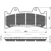 Placute de frana fata GOLDFREN 227 S3